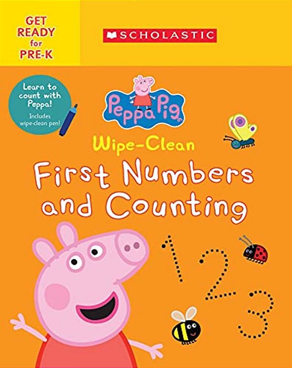 Wipe-Clean First Numbers And Counting (Peppa Pig)-..