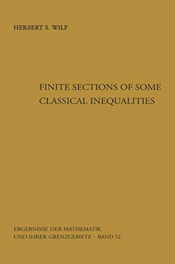 Finite Sections Of Some Classical Inequalities-..