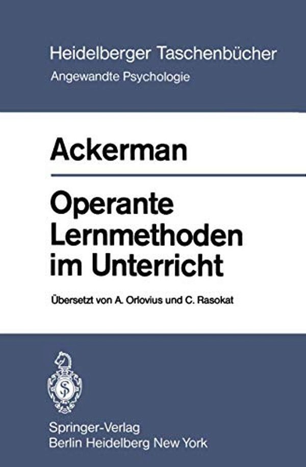 Operante Lernmethoden Im Unterricht-..