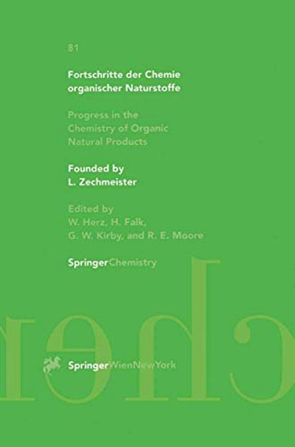 Fortschritte Der Chemie Organischer Naturstoffe/Progress In The Chemistry Of Organic Natural Products-..