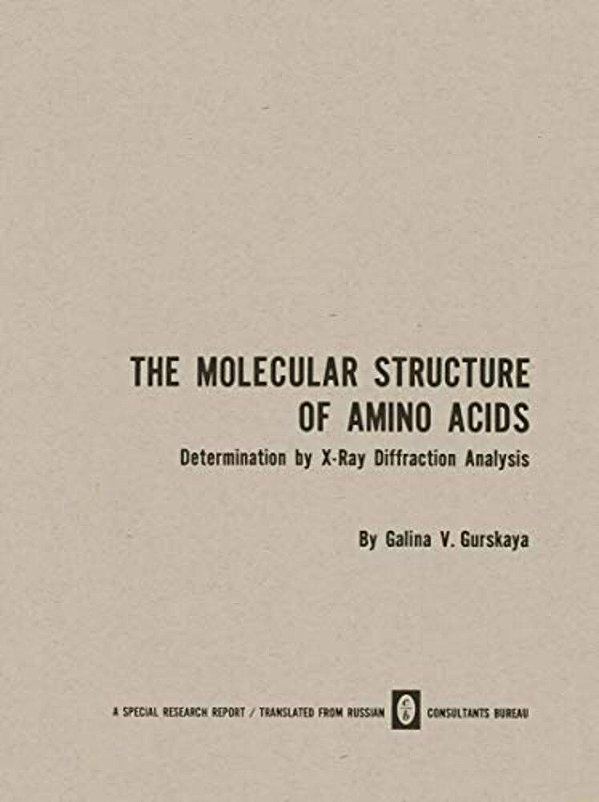 The Molecular Structure Of Amino Acids: Determination By X-Ray Diffraction Analysis-..