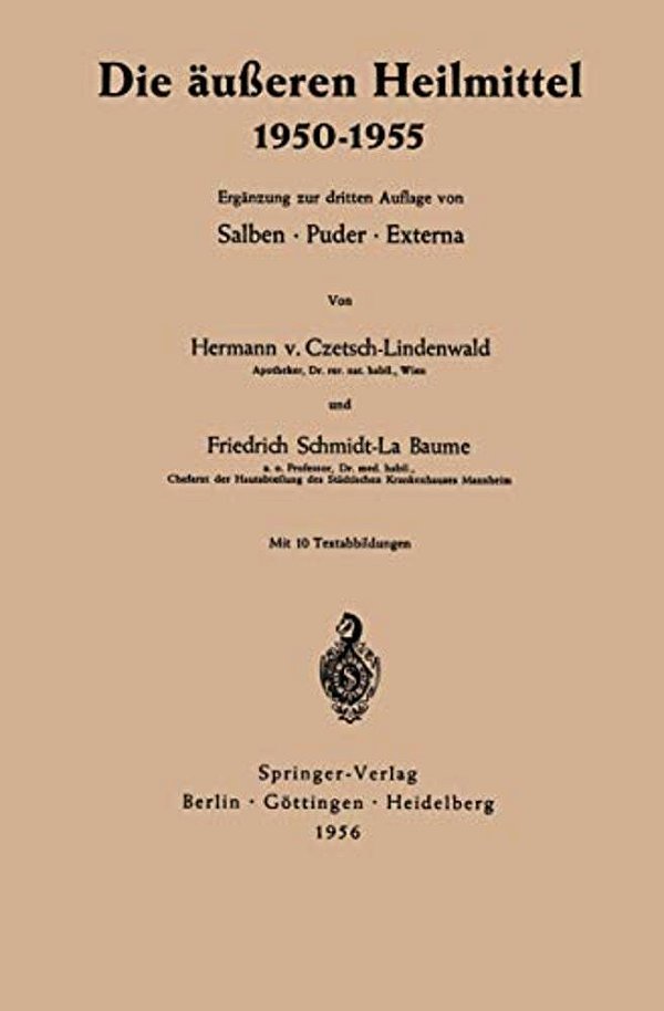 Die Äußeren Heilmittel 1950-1955-..