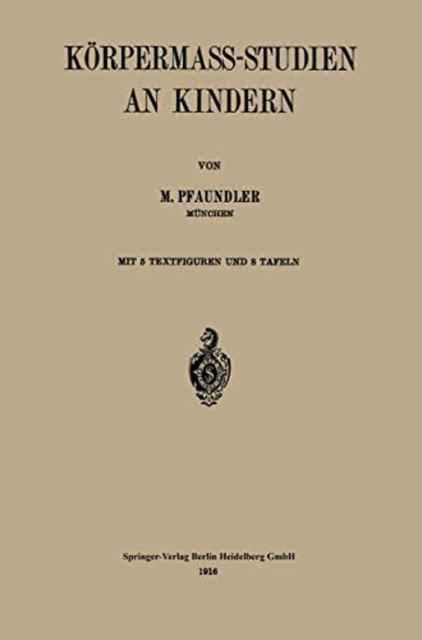 Körpermass-Studien An Kindern-..