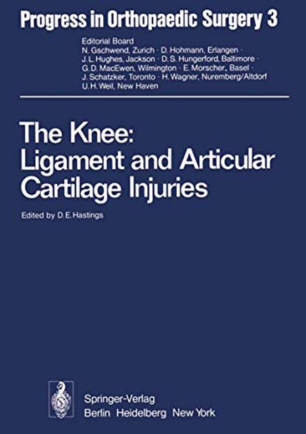 The Knee: Ligament And Articular Cartilage Injuries: Selected Papers Of The Third And Fourth Reisensburg Workshop Held February 27 - March 1, And Sept-..