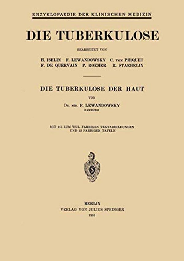 Die Tuberkulose Der Haut-..