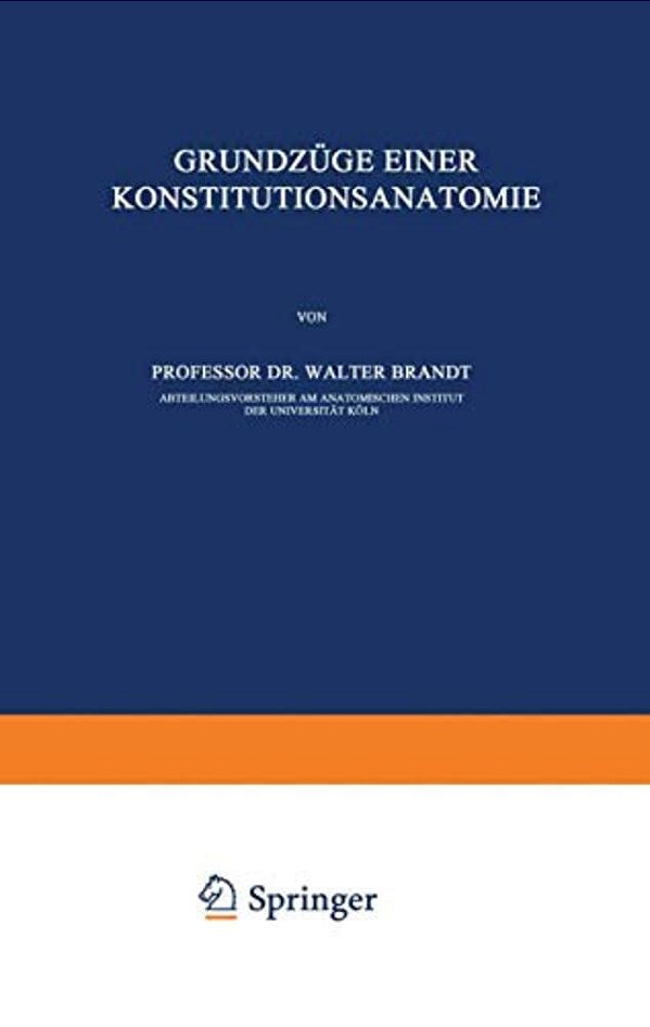 Grundzüge Einer Konstitutions Anatomie-..