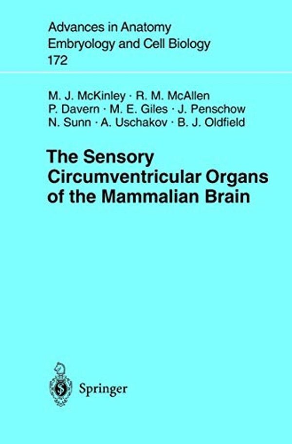 The Sensory Circumventricular Organs Of The Mammalian Brain: Subfornical Organ, Ovlt And Area Postrema-..