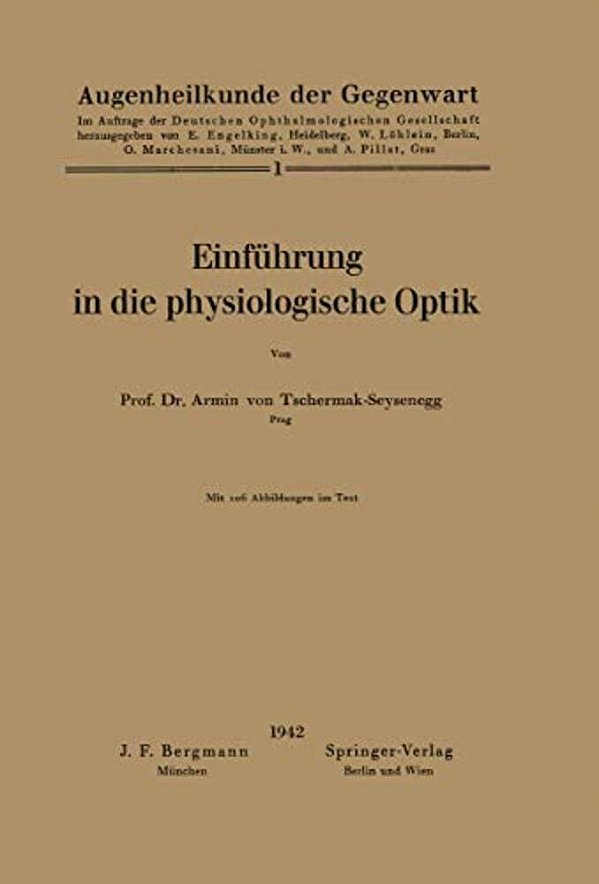 Einführung In Die Physiologische Optik-..