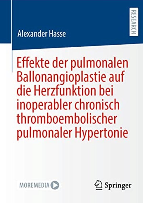 Effekte Der Pulmonalen Ballonangioplastie Auf Die Herzfunktion Bei Inoperabler Chronisch Thromboembolischer Pulmonaler Hypertonie-..