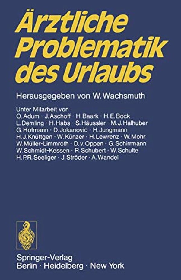 Ärztliche Problematik Des Urlaubs: Verhandlungsbericht Des 1. Adac-Ärzte-kongresses Vom 16. Bis 17. Juni 1972 In München-..