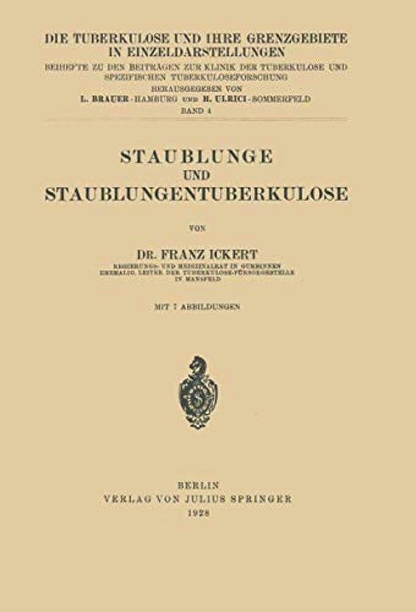 Staublunge Und Staublungentuberkulose-..