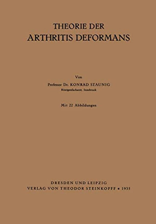 Theorie Der Arthritis Deformans-..