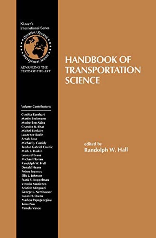 Handbook Of Transportation Science-..