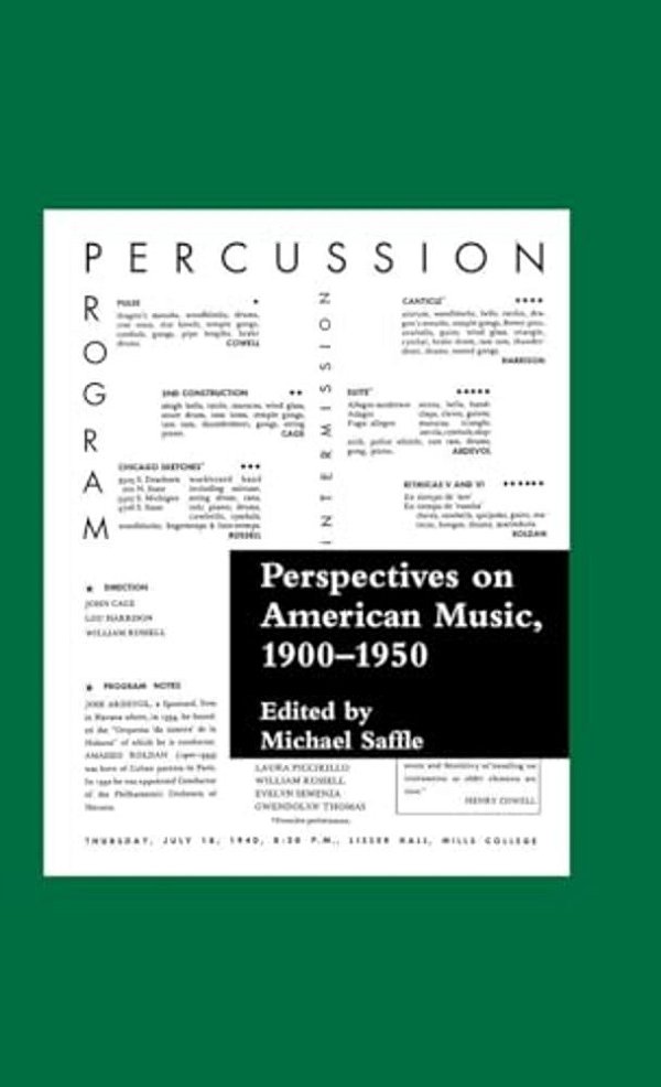 Perspectives On American Music, 1900-1950-..