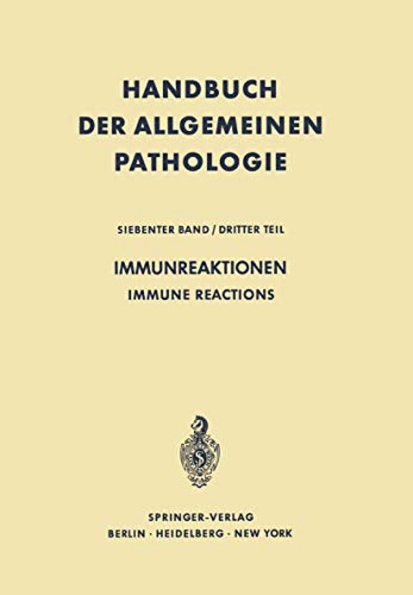 Immunreaktionen/Immune Reactions-..