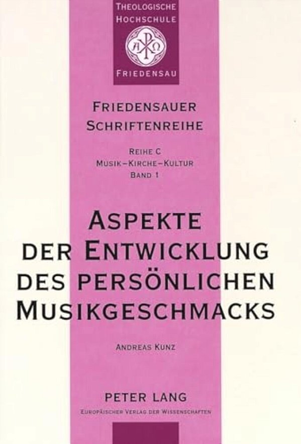 Aspekte Der Entwicklung Des Persoenlichen Musikgeschmacks-..