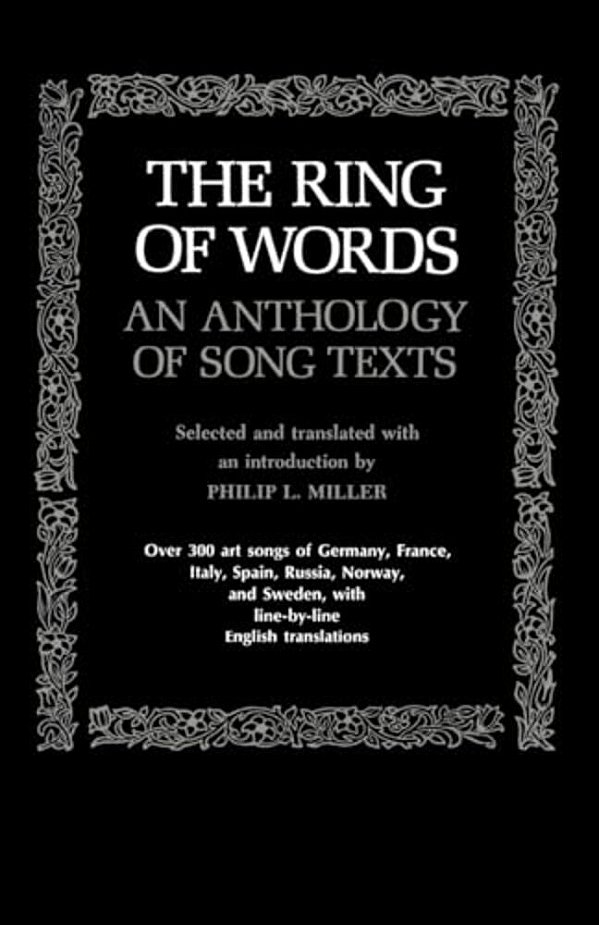The Ring Of Words: An Anthology Of Song Texts-..