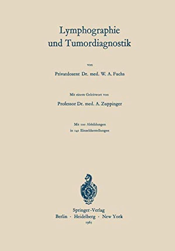 Lymphographie Und Tumordiagnostik-..
