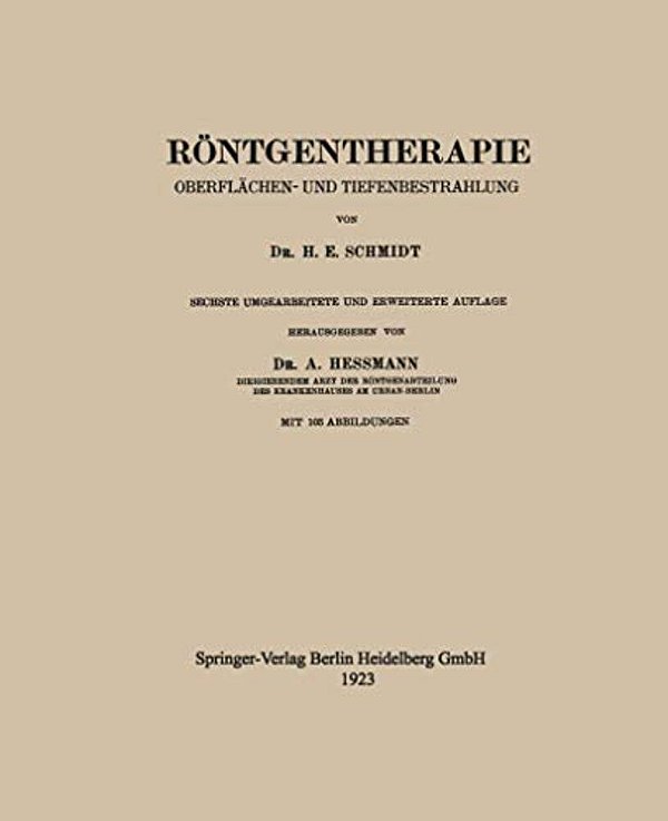 Röntgentherapie: Oberflächen- Und Tiefenbestrahlung-..