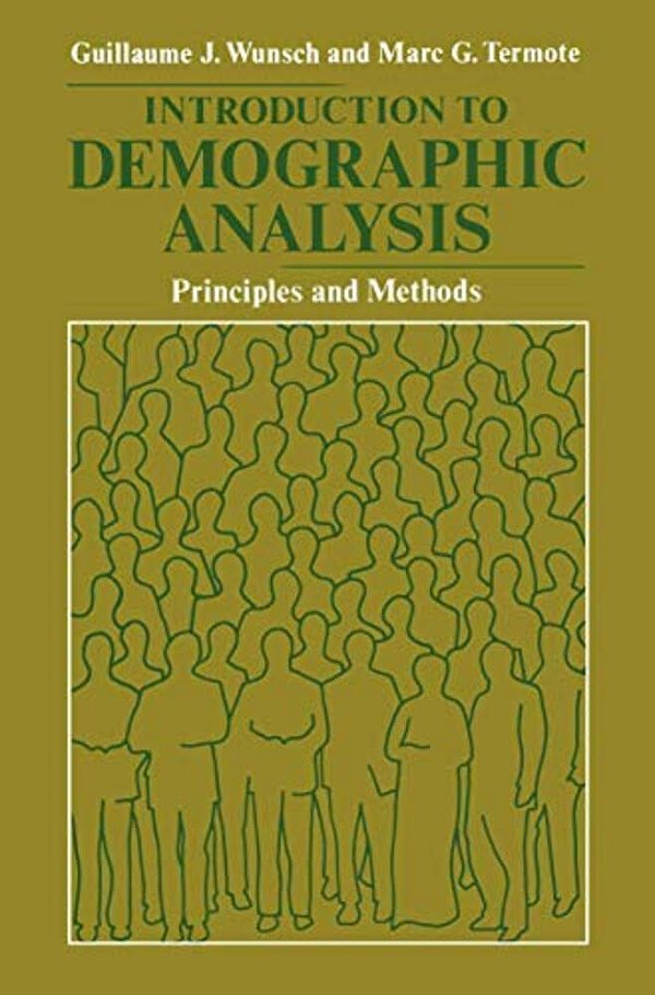 Introduction To Demographic Analysis: Principles And Methods-..