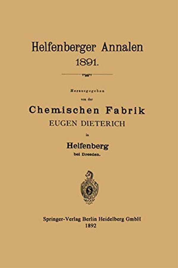 Helfenberger Annalen 1891-..