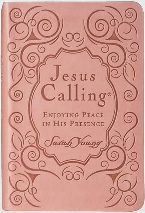Jesus Calling, Pink Leathersoft, With Scripture References: Enjoying Peace In His Presence (A 365-Day Devotional)-..