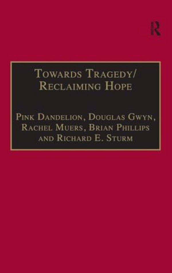 Towards Tragedy/Reclaiming Hope: Literature, Theology And Sociology In Conversation-..