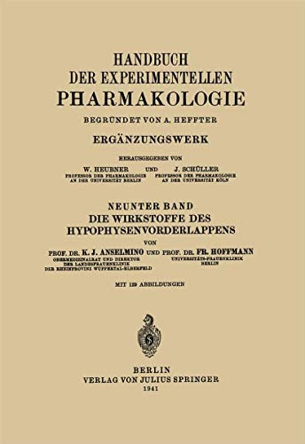 Die Wirkstoffe Des Hypophysenvorderlappens-..