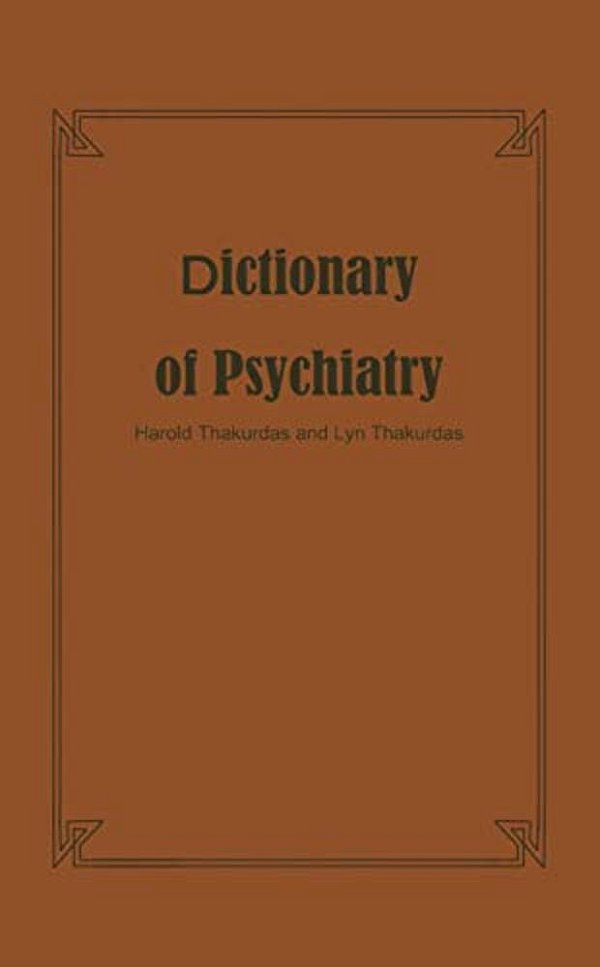 Dictionary Of Psychiatry-..