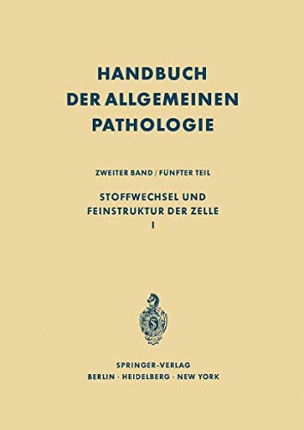 Stoffwechsel Und Feinstruktur Der Zelle I-..