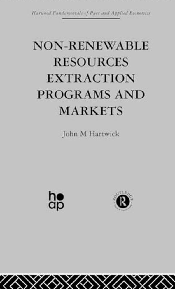 Non-Renewable Resources Extraction Programs And Markets-..