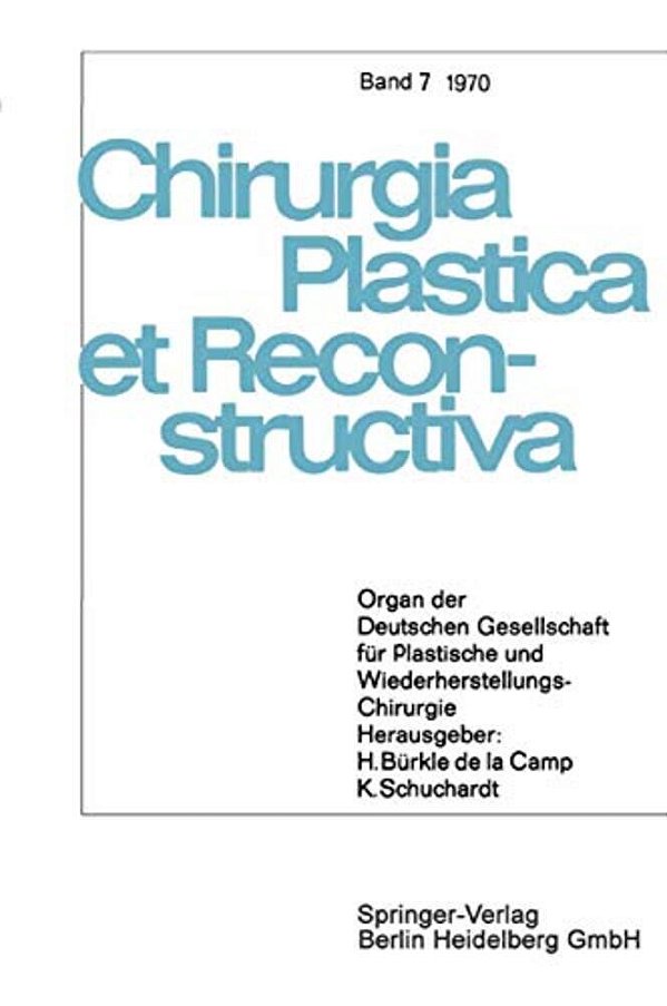 Organ Der Deutschen Gesellschaft Für Plastische Und Wiederherstellungs-Chirurgie-..