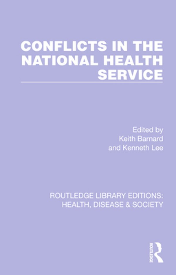 Conflicts In The National Health Service-..