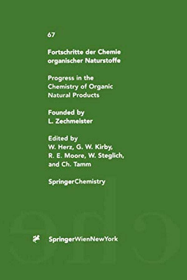 Fortschritte Der Chemie Organischer Naturstoffe/Progress In The Chemistry Of Organic Natural Products-..