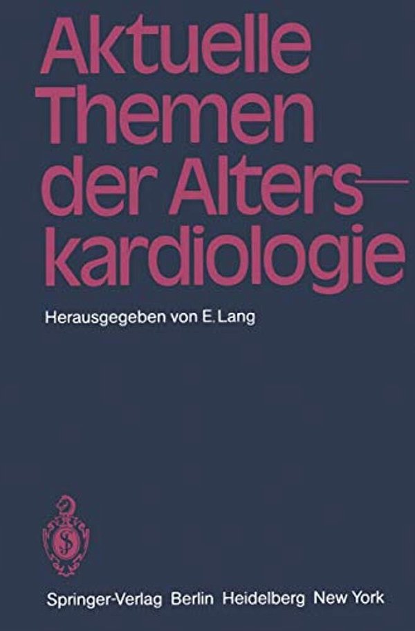 Aktuelle Themen Der Alterskardiologie-..