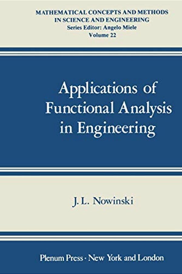 Applications Of Functional Analysis In Engineering-..