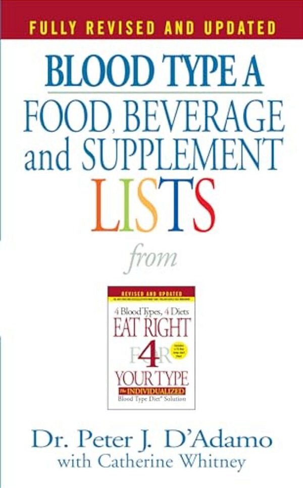 Blood Type A Food, Beverage And Supplement Lists-..