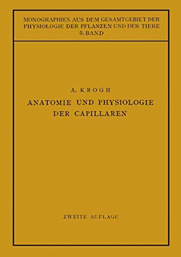 Anatomie Und Physiologie Der Capillaren-..