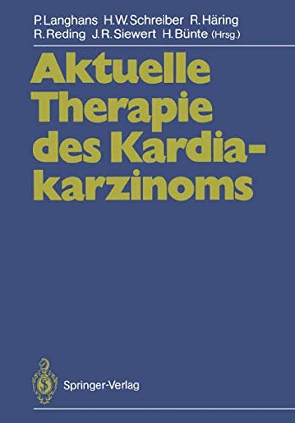 Aktuelle Therapie Des Kardiakarzinoms-..