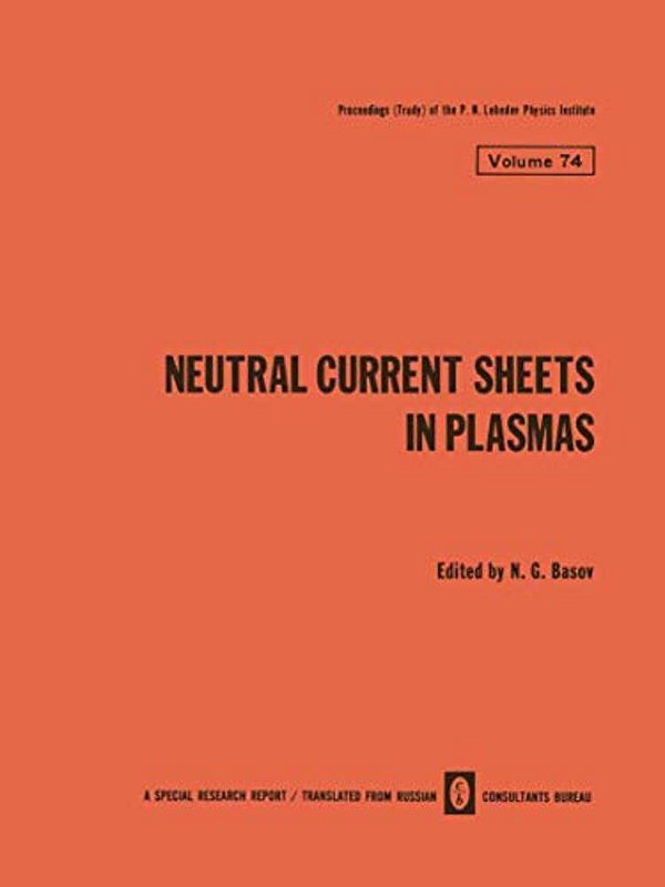 Neutral Current Sheets In Plasmas-..