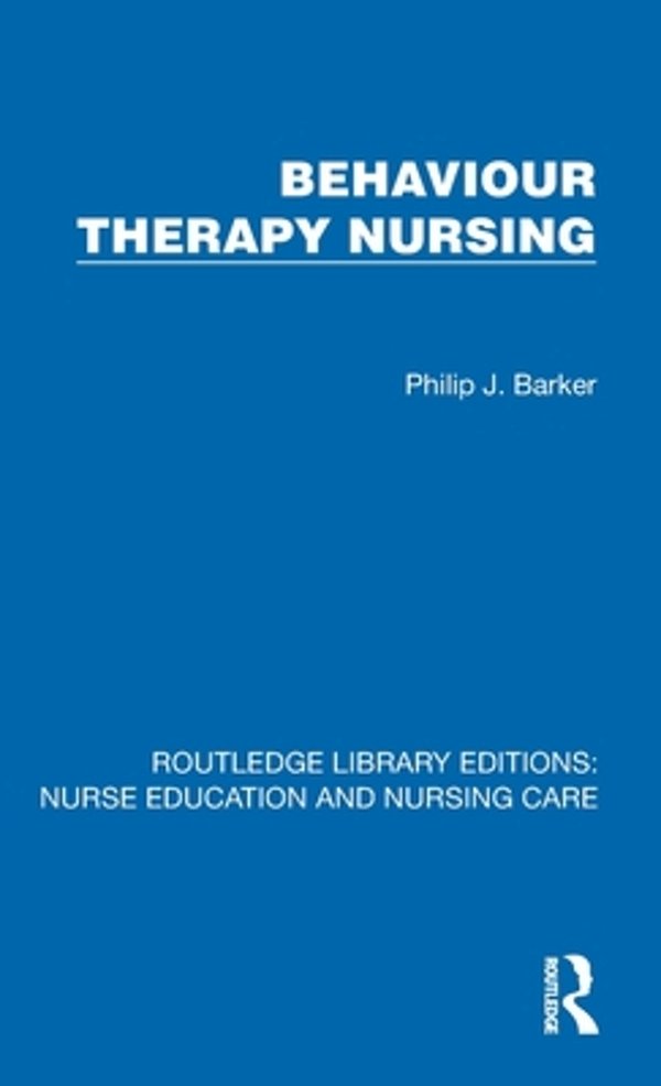 Behaviour Therapy Nursing-..