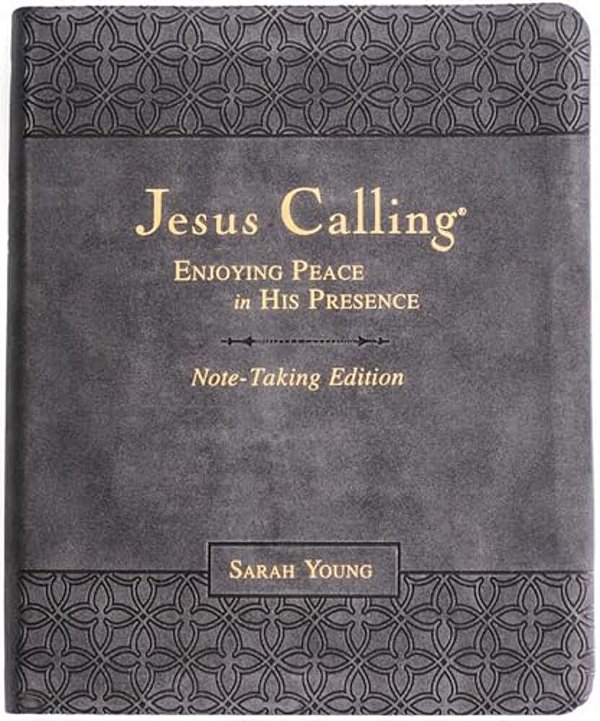 Jesus Calling Note-Taking Edition, Leathersoft, Black, With Full Scriptures: Enjoying Peace In His Presence (A 365-Day Devotional And Prayer Journal)-..