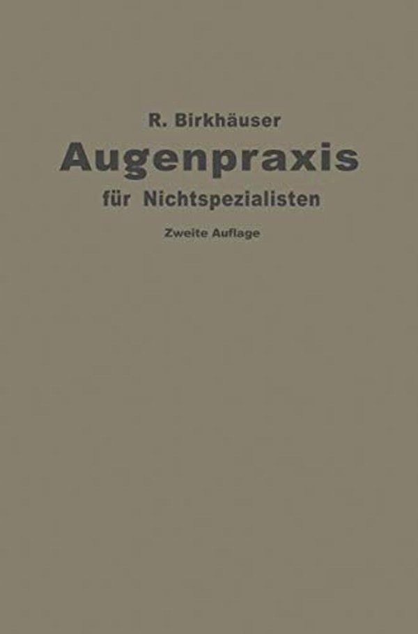 Augenpraxis Für Nichtspezialisten-..