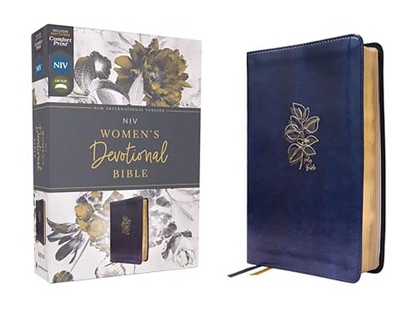 Niv, Women's Devotional Bible (By Women, For Women), Leathersoft, Navy, Comfort Print-..