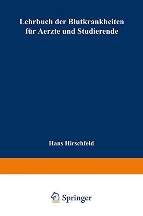 Lehrbuch Der Blutkrankheiten Für Aerzte Und Studierende-..