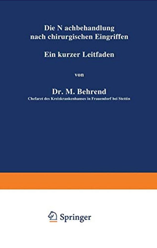 Die Nachbehandlung Nach Chirurgischen Eingriffen: Ein Kurzer Leitfaden-..