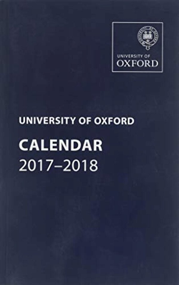 University Of Oxford Calendar 2017-2018-..