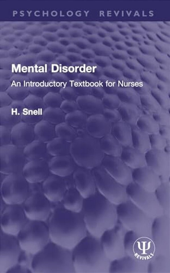 Mental Disorder: An Introductory Textbook For Nurses-..