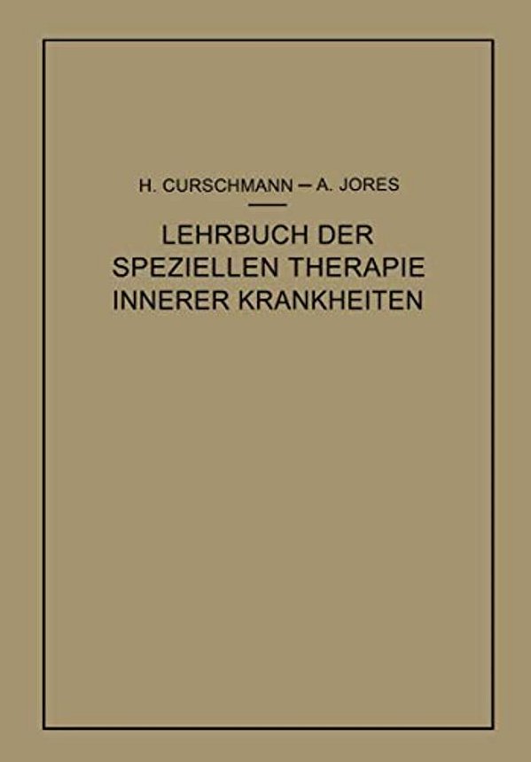 Lehrbuch Der Speziellen Therapie Innerer Krankheiten-..