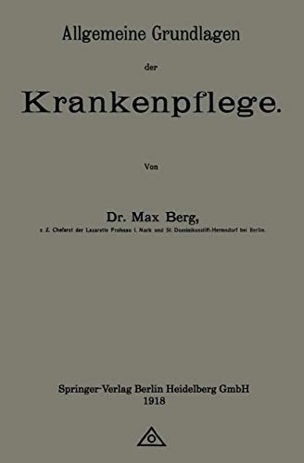 Allgemeine Grundlagen Der Krankenpflege-..